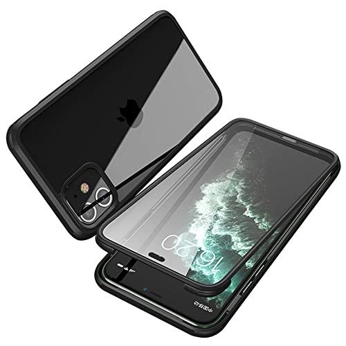 YSAN iPhone11 用 ケース 360度全面保護 [100％画面感度][両面ガラス] クリア...