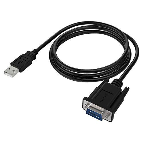 SABRENT USB 2.0をシリアル(9ピン) DB-9 RS-232 変換ケーブル 1.8ｍ ...