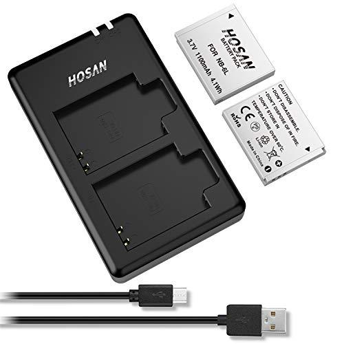 HOSAN NB-6L 純正互換 バッテリー 2個 * USB 急速充電器 対応機種 Canon N...