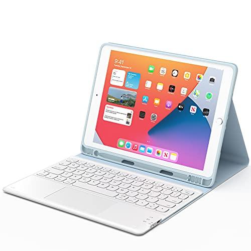 iPad 9/8世代 キーボード ケース タッチパッド付き ipad 10.2 7世代 [2021/...