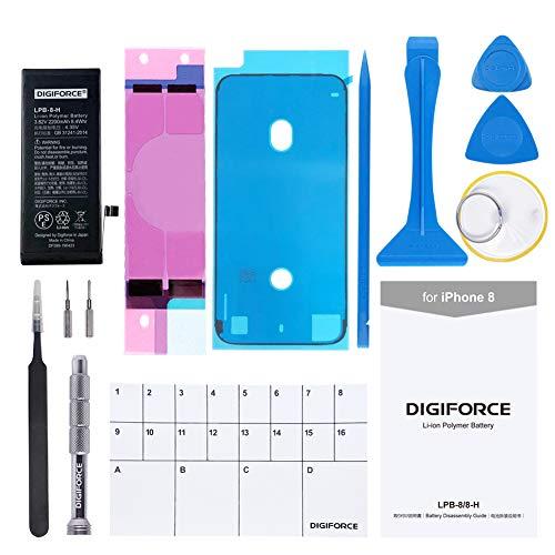 DIGIFORCE for iPhone 8 大容量 互換 バッテリー 2200mAh PSEマーク...