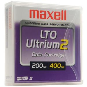 maxell LTO Ultrium2 データカートリッジ(200GB/圧縮時400GB) 1巻パック LTOU2/200 XJ Bの商品画像