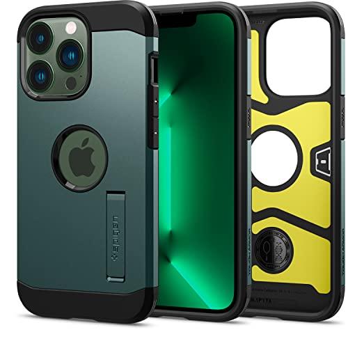 Spigen iPhone 13 Pro Max ケース 3層構造 スタンド付き 米軍MIL規格取得...