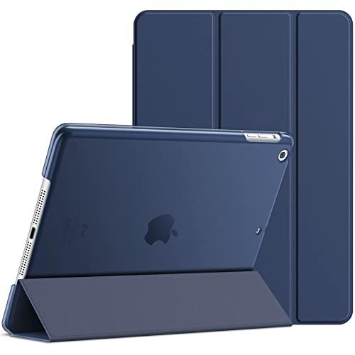 JEDirect iPad Air ケース (第1世代) レザー 三つ折スタンド オートスリープ機能...