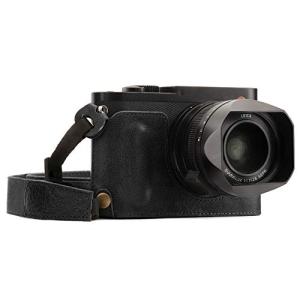MegaGear Leica Q-P, Q (Typ 116) Ever Ready(エヴァーレディー) 本革 カメラ ケース ストラップ付き バッテリー アクセス可能｜sterham0021