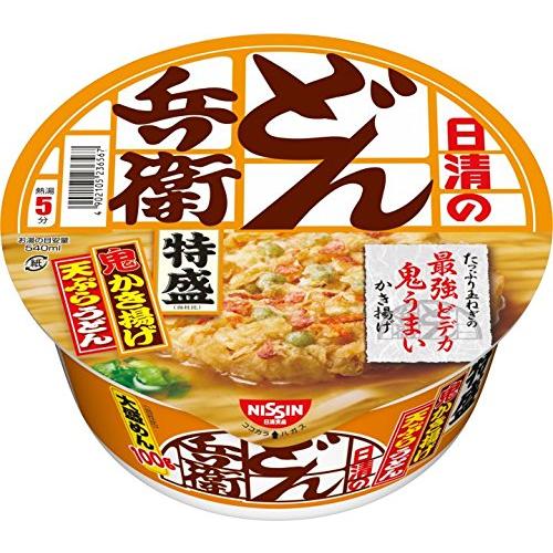 日清食品 日清のどん兵衛 特盛かき揚げ天ぷらうどん 138g*12個