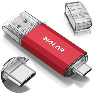 Thkailar USBメモリ128GBタイプC(Type - C usb3.1 gen1 * usb3.0)高速デュアルフラッシュディスクレッド (128GB, Red)｜sterham0021