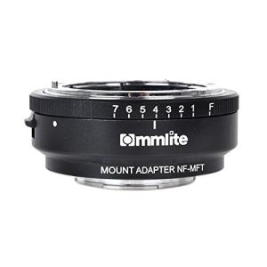 Commlite レンズマウントアダプター CM-NF-MFT (ニコンFマウントレンズ * マイクロフォーサーズマウント変換)｜sterham0021