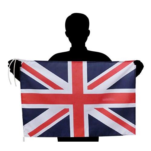 TOSPA イギリス国旗 L判 50*75ｃｍ テトロン製 日本製 ユニオンジャック 英国国旗