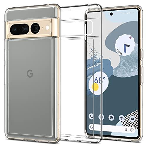 Spigen Pixel7 Pro ケース クリア TPU バンパーケース 2重構造 米軍MIL規格...