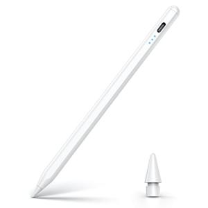 NIMASO タッチペン iPad 用 2022 ペン スタイラスペン 極細 高感度 iPad pencil 傾き感知/磁気吸着/誤作動防止機能対応 軽量 耐摩 USB充電式 2018年以降 iPad/iP｜sterham0021