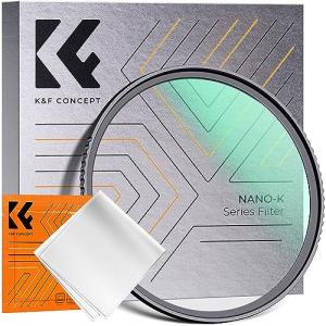 K&F Concept 77mm レンズ保護フィルター レンズフィルター プロテクター レンズ保護用 AGC光学ガラス 薄枠 18層コーティング NANO-Kシリーズ｜sterham0021