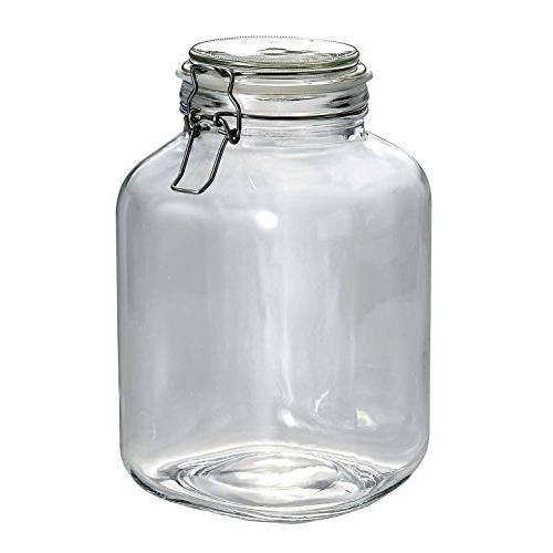 パール金属 梅酒瓶 果実酒びん 3L 3,000ml ガラス製 角型 保存 ビン イタリアーナ L-...