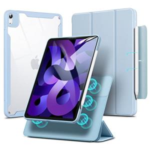 ESR iPad Air 5 ケース 2022 (第5世代) ハイブリッドケース iPad Air 4 ケース 2020 iPad 10.9インチ 取り外し可能なマグネットカバー 調節可能な縦置き/横置き｜sterham0021