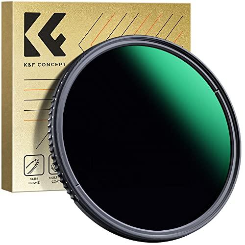 K&amp;F Concept 49mm 可変NDフィルター ND3-ND1000 減光フィルター 360*...