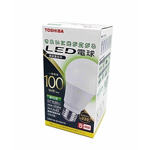 東芝(TOSHIBA) LED電球 100W相当 全方向 昼白色 E26口金 1P 密閉器具対応 L...