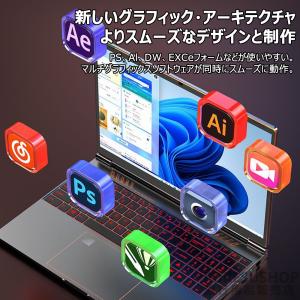 ノートパソコン 新品 ゲーミングノートPC w...の詳細画像4