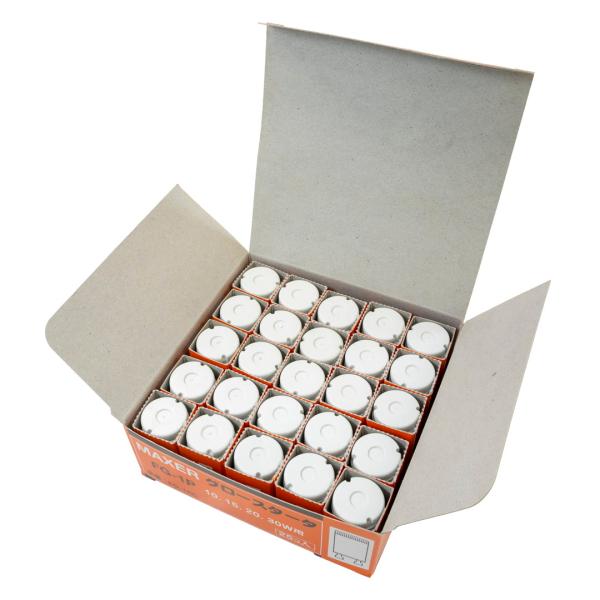 グロー球 P形 FG-1P 25個 10 15 20 30W 用 口金 P21 (2本足) 簡易包装...