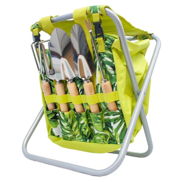 ガーデニングチェア＆ツール 収納バッグ付き ガーデニング キャンプ
