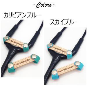 刻印付き 聴診器用ネームタグ 本革 チャーム ...の詳細画像5