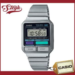 CASIO A120WE-1A カシオ 腕時計 デジタル STANDARD スタンダード メンズ シルバー｜steyk