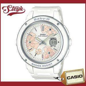 CASIO BGA-150FL-7A カシオ 腕時計 アナデジ BABY-G ベビーG レディース ホワイト オレンジ 花柄