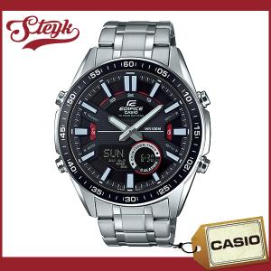 CASIO EFV-C100D-1A カシオ 腕時計 アナデジ EDIFICE メンズ シルバー ブラック レッド