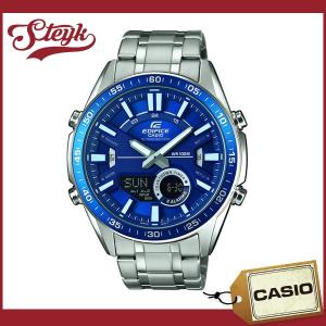 28日23:59までポイントUP! CASIO EFV-C100D-2A カシオ 腕時計 アナデジ EDIFICE エディフィス メンズ ネイビー シルバー