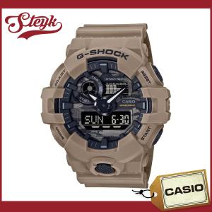 CASIO GA-700CA-5A カシオ 腕時計 アナデジ G-SHOCK ジーショック メンズ ブラック ブラウン｜steyk