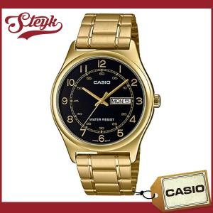 CASIO MTP-V006G-1B カシオ 腕時計 アナログ  メンズ ブラック ゴールド