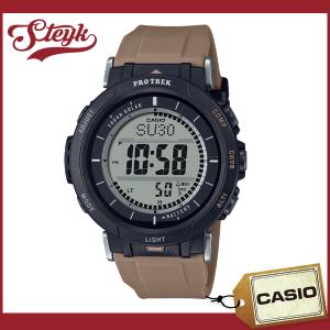 CASIO PRG-30-5 カシオ 腕時計 デジタル PRO TREK ソーラー メンズ ブラック ブラウン｜steyk