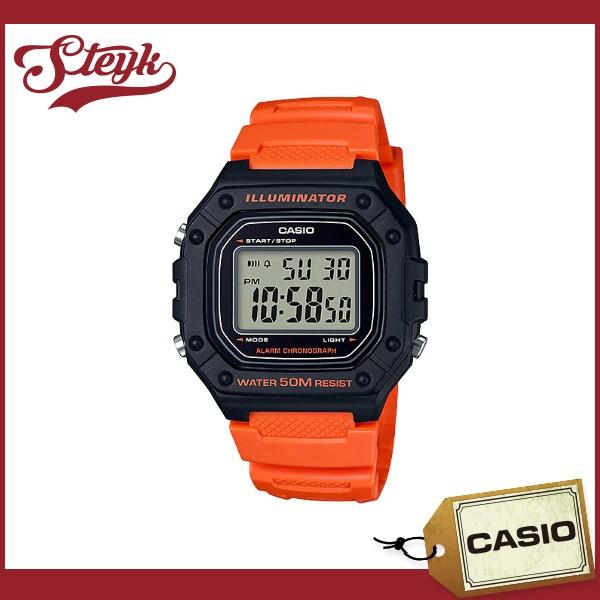 CASIO W-218H-4B2  カシオ 腕時計 スタンダード チープカシオ チプカシ デジタル ...