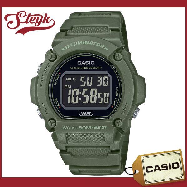 CASIO W-219HC-3B カシオ 腕時計 デジタル STANDARD スタンダード メンズ ...