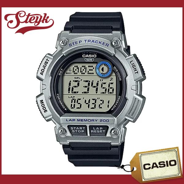 CASIO WS-2100H-1A2 カシオ 腕時計 デジタル スポーツ キッズ シルバー ブラック