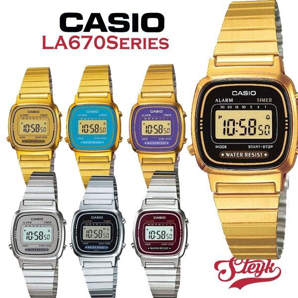 CASIO LA-670W レディース 腕時計 ウォッチ デジタル カジュアル LA670 シルバー...