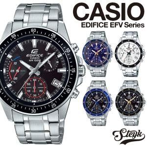 CASIO EFV-540D カシオ 腕時計 アナログ EDIFICE クロノグラフ メンズ ブラッ...