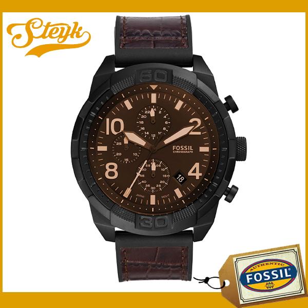 FOSSIL FS5713 フォッシル 腕時計 アナログ BRONSON メンズ ブラック ブラウン