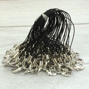 50％OFF ストラップパーツ 50本 黒 赤 白 特注品 定番品より少し大きめ