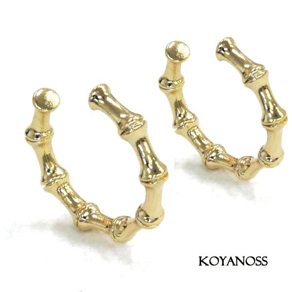 14Kコーティング イヤーカフ 1ペア（2個） ニッケルフリー 金属アレルギー対応 シンプル 201