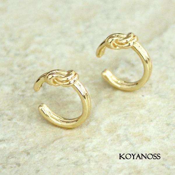 14Kコーティング イヤーカフ 1ペア（2個） ニッケルフリー 金属アレルギー対応 シンプル 213