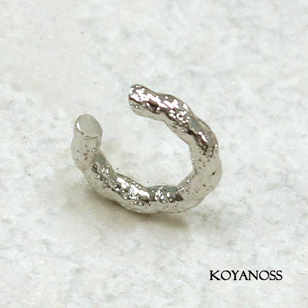 イヤーカフ 1個 片耳用 ニッケルフリー 金属アレルギー対応 シンプル シルバー色 228