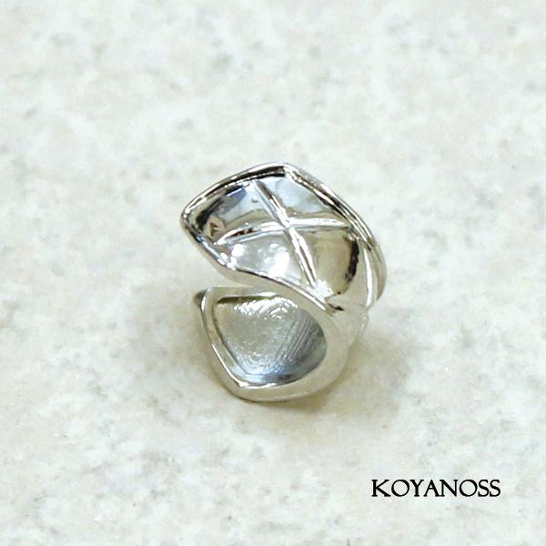 イヤーカフ 1個 片耳用 ニッケルフリー 金属アレルギー対応 シンプル シルバー色 230