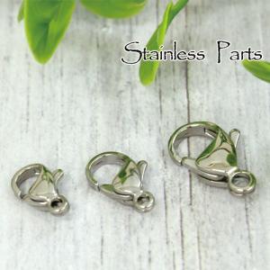 ステンレス カニカンフック ナスカンフック 10個 10mm 12mm 15mm ステンレスパーツ SUS304
