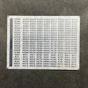 6000・7000系前面/側面車番II（8連篇B）(Nゲージ) : 世田谷車両 Yahoo