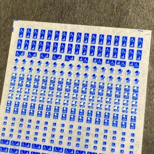 車椅子・ベビーカー表記インレタ(Nゲージ)の詳細画像2