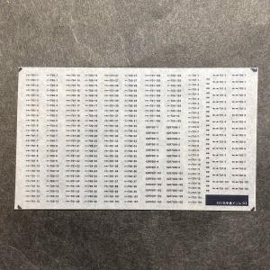 世田谷総合車両センター 汎用車番標記インレタ(E721系(2)+701系(3