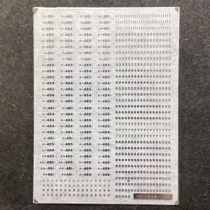 メタリック車番インレタ(185系電車バラ)(Nゲージ) : 世田谷車両 Yahoo