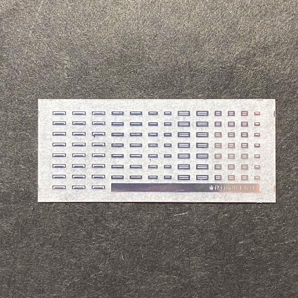 乗務員扉用手かけ表現インレタ(Nゲージ)