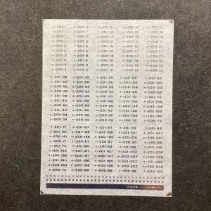 区名札標記(黒)その2(Nゲージ) : 世田谷車両 Yahoo!店 - 通販 - Yahoo