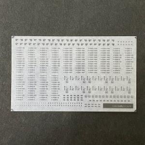 E657系車番・標記インレタ（常磐線特急ひたち・ときわ車番）(Nゲージ